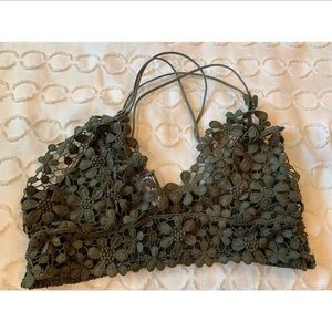 Free People Miss Dazie Bralette - Olive L